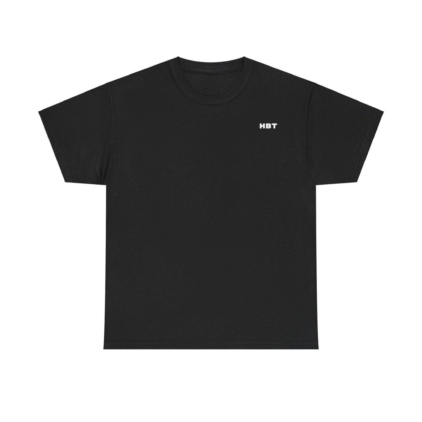 Black Plain HBT Heavy Cotton Tee